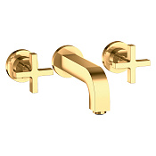 Axor Citterio Смеситель для раковины встраиваемый внеш. часть, с дон. клап., цвет: шлифован. золото 39313990