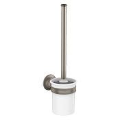 Axor Montreux Ершик для унитаза подвесной с керамической колбой, латунь, цвет: нержавеющая сталь 42035800