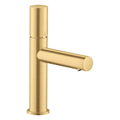 Axor Uno Смеситель для раковины на 1 отверстие с донным клапаном, цвет: шлифованное золото 45002250