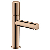 Axor Uno Смеситель для раковины на 1 отверстие с донным клапаном, цвет: полированное розовое золото 45002300