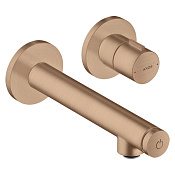 Axor Uno Смеситель для раковины встраиваемый внешняя часть, с д/к, цвет: шлифованное красное золото 45112310