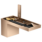 Axor MyEdition Смеситель для раковины на 1 отверстие с дон. клап., цвет: полированное розовое золото 47012300