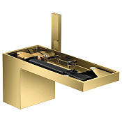 Axor MyEdition Смеситель для раковины на 1 отверстие с донным клапаном, цвет: полированное золото 47012990