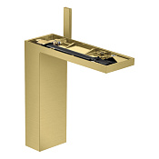 Axor MyEdition Смеситель для раковины высокий на 1 отверстие с дон. клап., цвет: шлифованная латунь 47022950