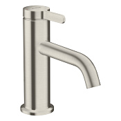 Axor One Смеситель для раковины на 1 отверстие с донным клапаном, цвет: нержавеющая сталь 48001800