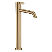 Axor One Смеситель для раковины высокий на 1 отверстие с донным клапаном, цвет: шлифованная бронза 48002140