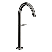 Axor One Смеситель для раковины высокий на 1 отверстие с дон. клап., цвет: полированный черный хром 48030330