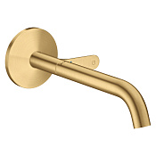 Axor One Смеситель для раковины встраиваемый внешняя часть, с дон. клап., цвет: шлифованное золото 48112250