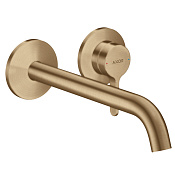 Axor One Смеситель для раковины встраиваемый внешняя часть, с дон. клап., цвет: шлифованная бронза 48120140