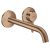 Axor One Смеситель для раковины встраиваемый, внешняя часть, с д/к, цвет: шлифованное красное золото 48120310