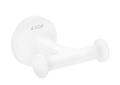 Axor Universal Circular Крючок двойной подвесной, латунь, цвет: матвый белый 42812700