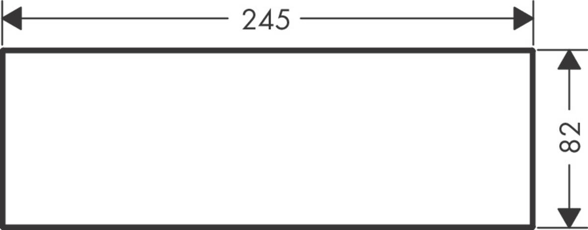 Axor MyEdition Панель для смесителя на излив 24,5 см, латунь, цвет: золото 47904250