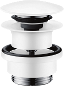 Axor Донный клапан Push-Open для раковины и биде, универсальный, латунь, цвет: матовый белый 51300700