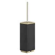Gessi Inverso/Rettangolo Ершик для унитаза напольный, с латунной колбой, цвет: brushed brass PVD 20844#727