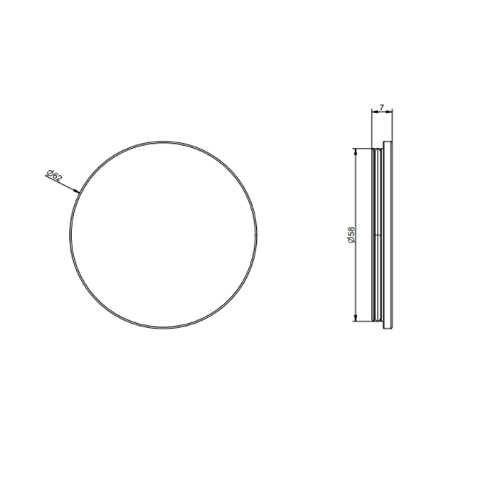 Gessi Origini Мыльница со стеклянной чашей, подвесная, цвет: chrome 66401#031