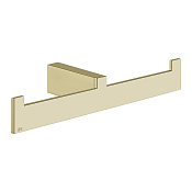 Gessi Inverso/Rettangolo Полотенцедержатель 26,1 см двойной, подвесной, цвет: brushed brass PVD 20915#727