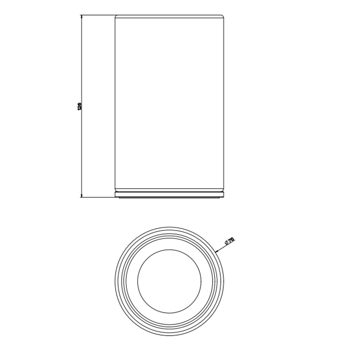 Gessi 316 Стакан настольный белый, цвет: matte black 54731#299
