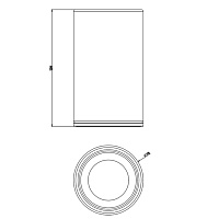 Gessi 316 Стакан настольный белый, цвет: matte black 54731#299