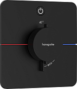 Hansgrohe ShowerSelect Q Термостат для душа встраиваемый, внешняя часть, цвет: матовый черный 15581670