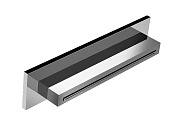 Almar Waterfalls Излив настенный для ванны 6,4 см, цвет: brushed stainless steel E044273.316