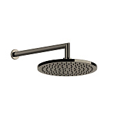 Gessi Emporio Shower Верхний душ 20 см, кронштейн настенный 35 см, цвет: finox brushed nickel 47284#149