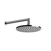 Gessi Emporio Shower Верхний душ 20 см 1 вид струи, кронштейн настенный 34,7 см, цвет: chrome 47284#031