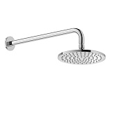 Gessi Emporio Shower Верхний душ 20 см 1 вид струи, кронштейн настенный 36,6 см, цвет: chrome 47382#031