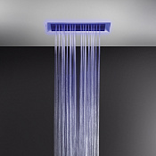 Gessi Afilo Встраиваемая часть верхнего душа 30x50 см 3 вида струи, хромотерапия, цвет: matte white 57409#279