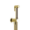 Gessi Tradizione Гигиенический душ, держатель с подводом воды, шланг 125 см, цвет: gold PVD 14331#246