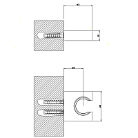 Gessi Rettangolo Держатель для ручного душа неподвижный, цвет: gold CCP 20157#080