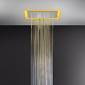 Gessi Afilo Встраиваемая часть верхнего душа 50x50 см 1 вид струи, хромотерапия, цвет: matte white 57501#279