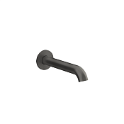 Gessi Origini Излив настенный 19,2 см, цвет: black metal brushed PVD 66103#707