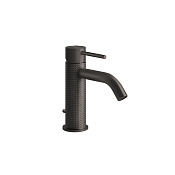 Gessi 316 Смеситель для раковины с донным клапаном однорычажный, цвет: black metal brushed PVD 54401#707