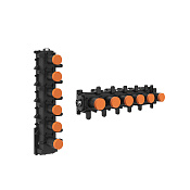 Gessi Встраиваемая часть для термостата на 5 независимых потребителей, цвет: chrome 09263#031