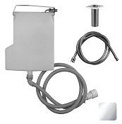 Gessi Система сбора воды для ручного душа с убирающимся шлангом, цвет: chrome 01767#031