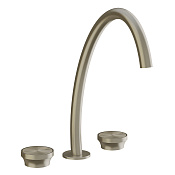 Gessi Origini Смеситель для раковины на 3 отверстия, высота излива 24 см, цвет: finox brushed nickel 66016#149