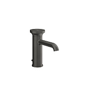 Gessi Origini Смеситель для раковины с д/к, высота излива 10 см, цвет: black metal brushed PVD 66001#707