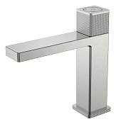 Boheme Quad Смеситель для раковины автоматический, без дк, длина излива 13,3 см, цвет: nickel brush 159-NB