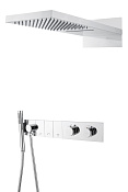 Boheme Zodiac Душевой комплект встраиваемый - термостат, верхний, ручн. душ, 3 потреб., цвет: chrome 133-CR