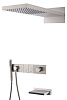 Boheme Zodiac Душевой комплект встраиваемый - смеситель, душ, 3 потребителя, цвет: nickel brush 132-2-NB