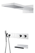Boheme Zodiac Душевой комплект встраиваемый - термостат, верхний, ручн. душ, 3 потреб., цвет: chrome 133-2-CR