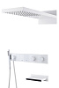 Boheme Zodiac Душевой комплект встраиваемый - термостат, душ, 3 потребителя, цвет: matt white 133-2-MW