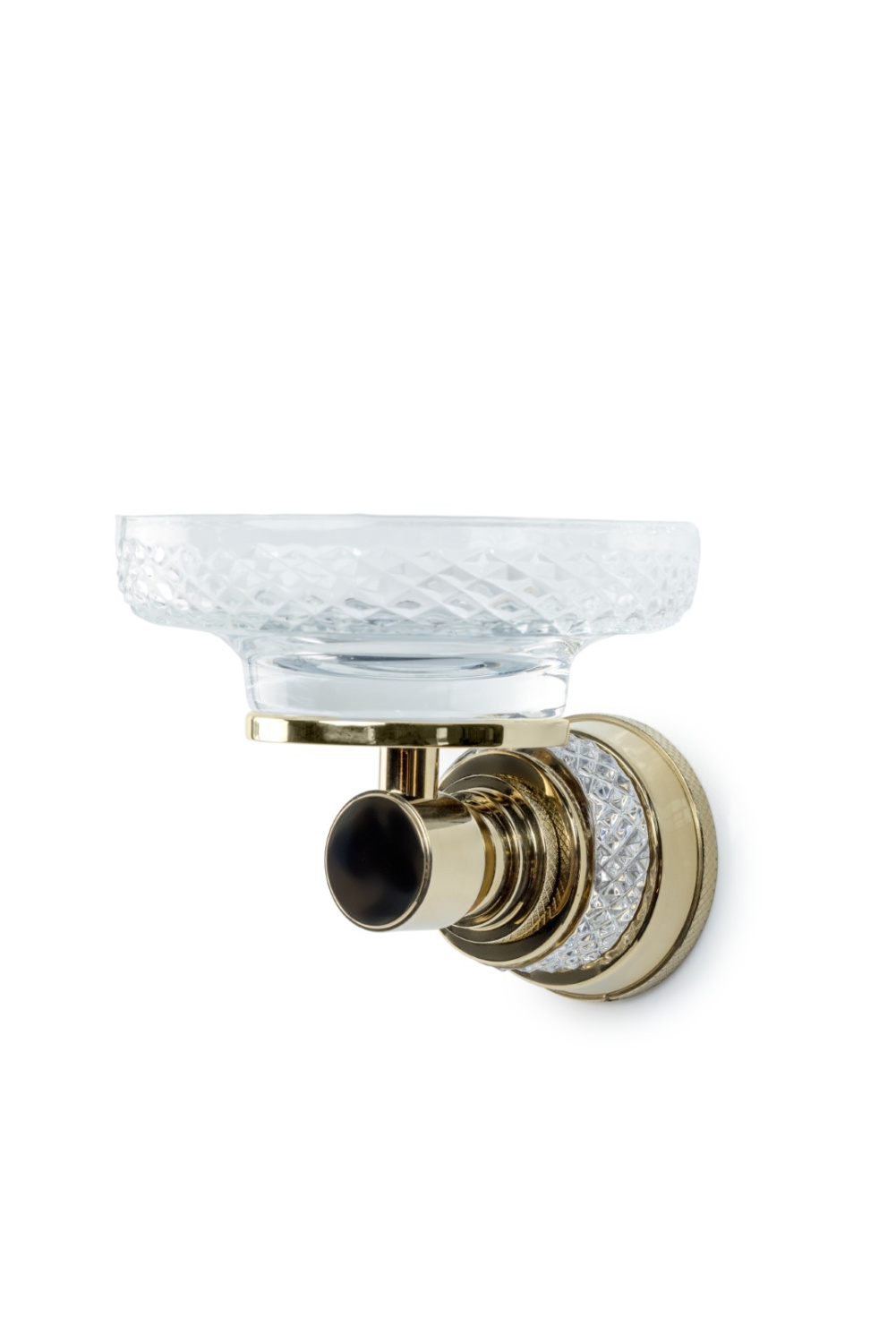 Boheme Aura Мыльница со стеклянной чашей, подвесная, цвет: gold 10243-G