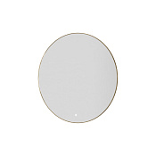 Boheme Зеркало d80 см в металлической раме, с подсветкой и сенсором, цвет: gold 545-80-G