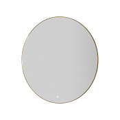 Boheme Зеркало d100 см в металлической раме, с подсветкой и сенсором, цвет: gold 545-100-G