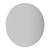 Boheme Зеркало d120 см в металлической раме, с подсветкой и сенсором, цвет: gold 545-120-G