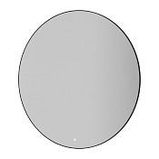 Boheme Зеркало d120 см в металлической раме, с подсветкой и сенсором, цвет: black 545-120-B