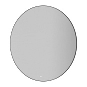 Boheme Зеркало d120 см в металлической раме, с подсветкой и сенсором, цвет: gun metall 545-120-GM