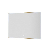 Boheme Зеркало 70x100h см в металлической раме, с подсветкой и сенсором, цвет: gold 543-100-G