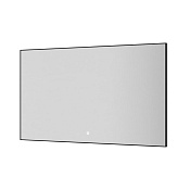 Boheme Зеркало 70x120h см в металлической раме, с подсветкой и сенсором, цвет: black 543-120-B